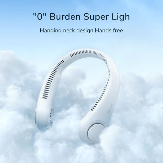 Portable Neck Fan Air Cooler & Purifier… Adjustable 3 Speed And Rechargeable 6 Hours Battery Timing