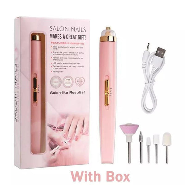 Rechargeable Salon Nail Filer Kit