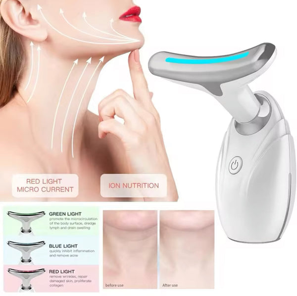 Facial Lifting Neck Massager, Neck Lifting Beauty Device, Anti Wrinkle Facial Massager