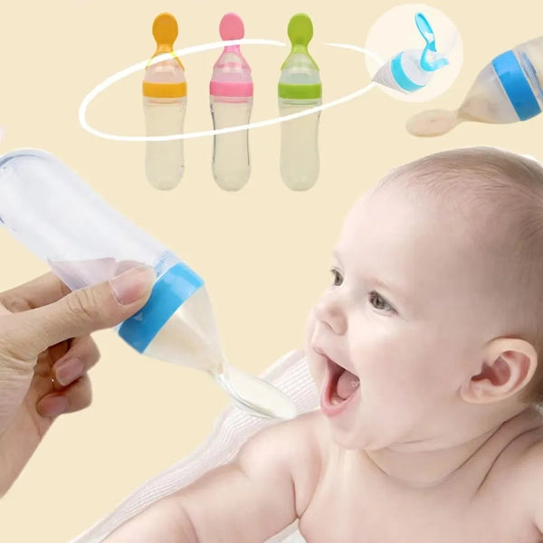 Silicone Spoon Feeder Bottle