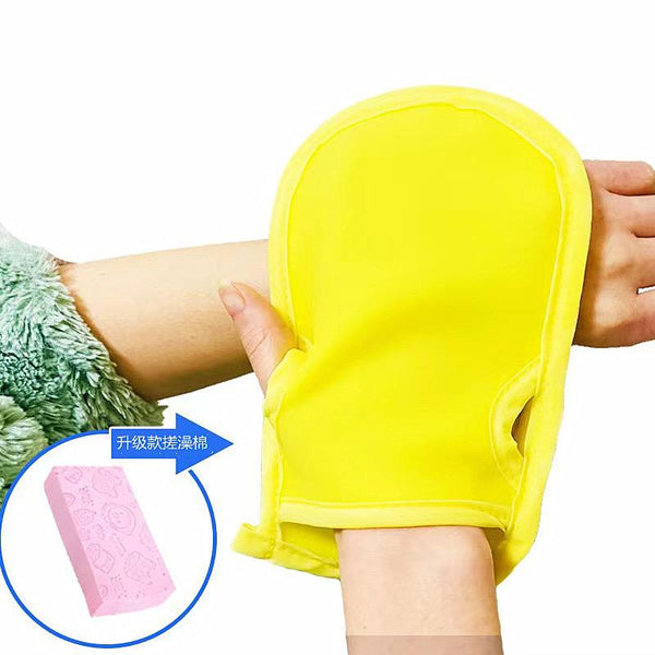 1Pc Body Cleaning Scrubbing Gloves, Exfoliating Remover, Rub Dead Skin Gloves For Shower