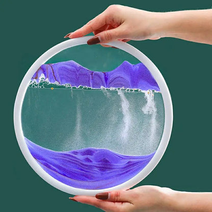 3D Moving Glass Sandscape