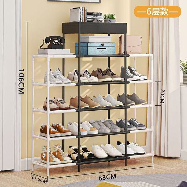 6 Layer Shelf Shoes Rack Metal