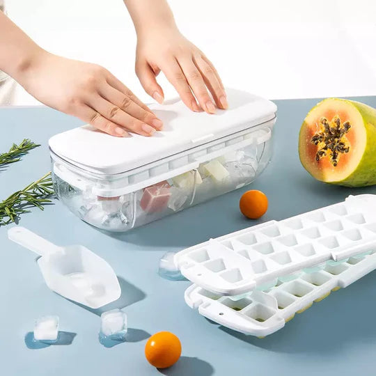 Press Type Ice Cube Maker